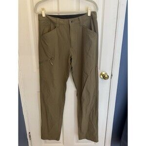 Patagonia Men's Pants Quandary Hiking Beige Mesh Drawstring Waist 32